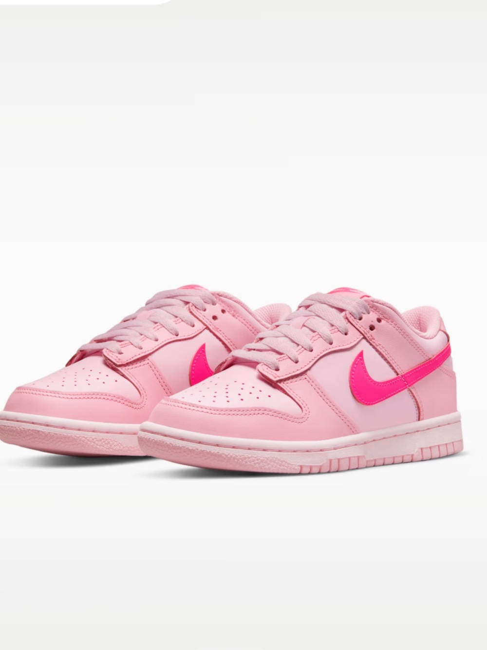 Nike Kids Pink Dunk Sneakers